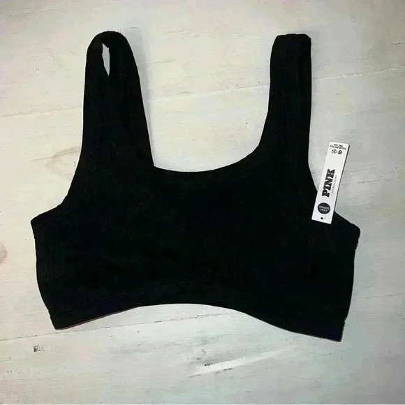 PINK Victoria's Secret Black Women's Intimate Sports Bra - Picture 3 of 7